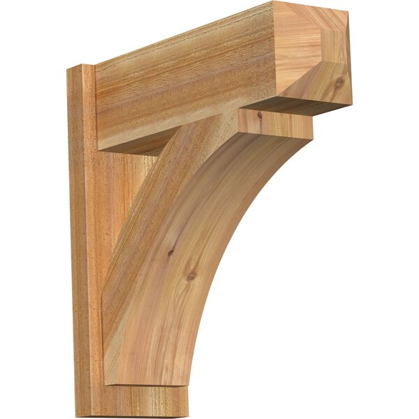 Ekena Millwork Thorton Rough Sawn Craftsman Outlooker, Western Red Cedar, 8"W x 24"D x 24"H OUT08X24X24THR04RWR - main